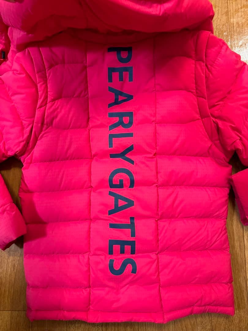 パーリーゲイツ 3WAY ダウン⭐︎ビビッドピンク - メルカリ