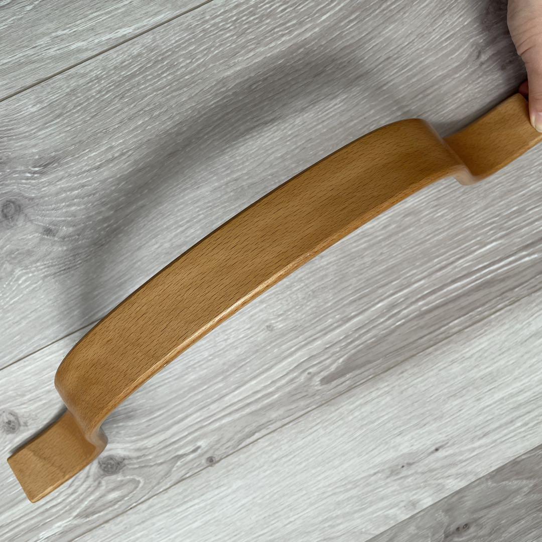 廃盤品 STOKKE ストッケ トリップトラップ 木製ベビーガード 皮ベルト