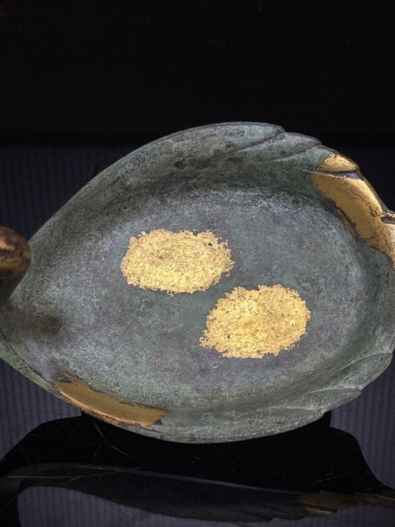 平安 名人 秦 蔵六 造 鍍金銅 床置 莨皿 桐共箱付 茶道具 - メルカリ