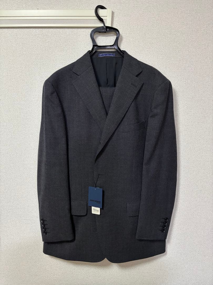 【新品未使用】JUNKO SHIMADA グレー ビジネススーツ アウトレット】アスレチックウール スーツ Mグレー ベーシック JUNKO S