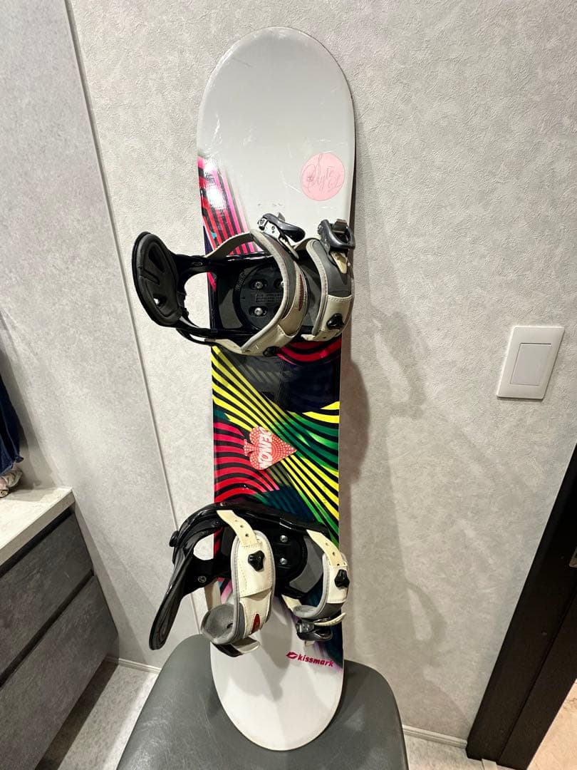 Kissmark Style L スノーボード 110cm kissmark（キスマーク） STYLE ＆ アンリミット 板＋ビンディング