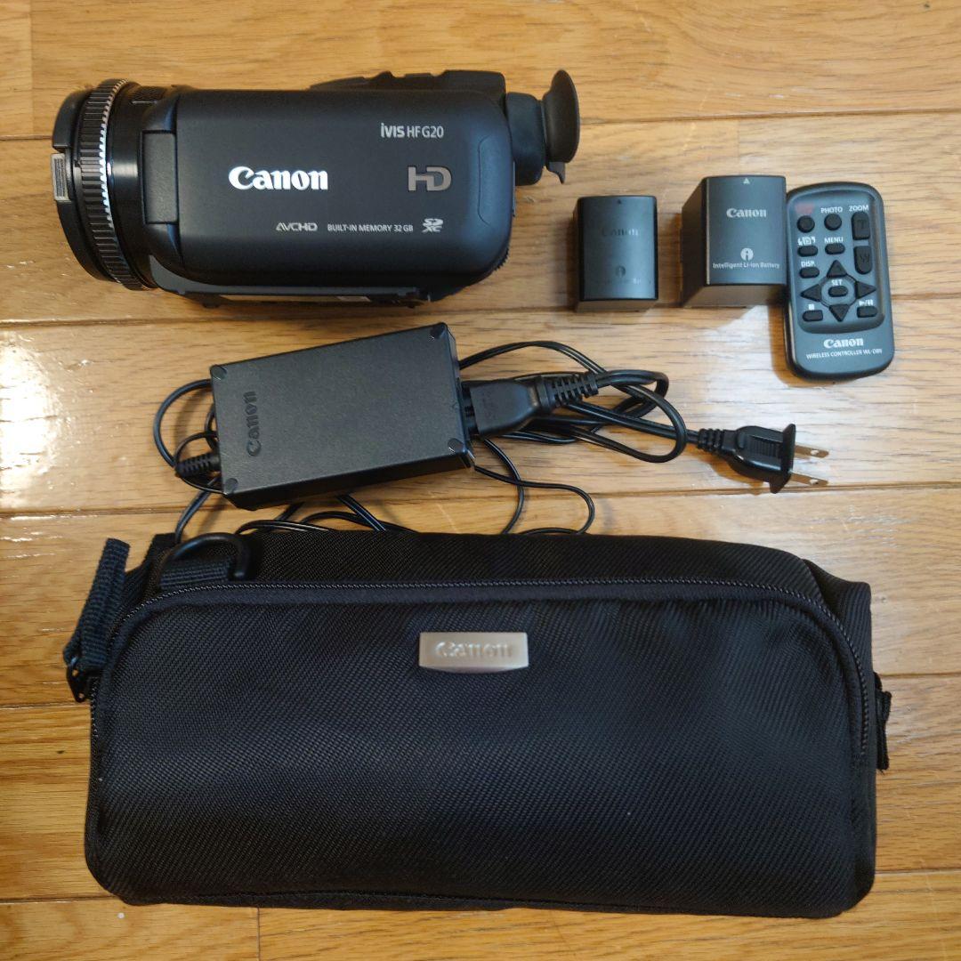 【美品】Canon iVIS HF G20 ビデオカメラ 予備バッテリー付き Amazon | Canon デジタルビデオカメラ iVIS HF G20 光学10倍ズーム