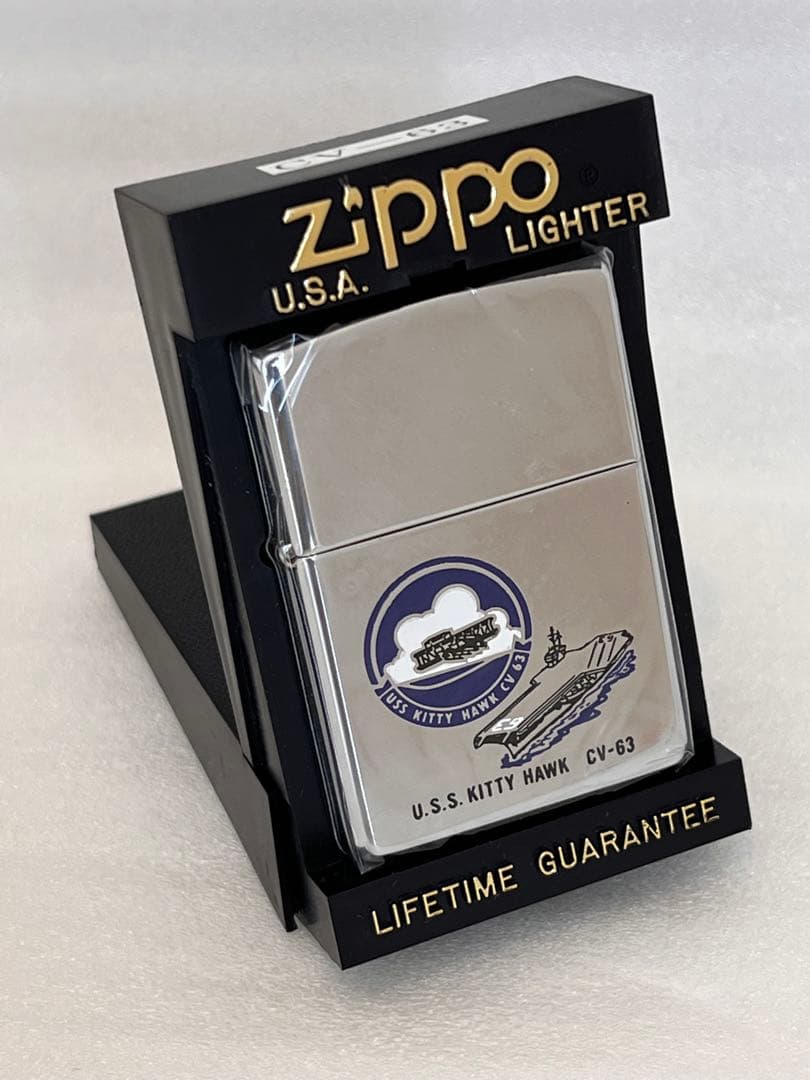 Zippo キティホーク CV-63 アメリカ海軍 チャレンジコイン付 - メルカリ