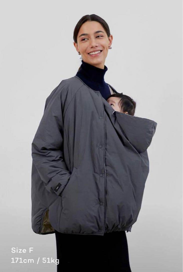 コニー リバーシブルママコート konny - メルカリ