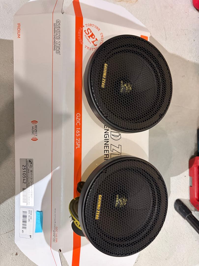 GROUND ZERO GZIC 165.2 SPL ※ウーファーのみ Ground Zero 25 cm / 10