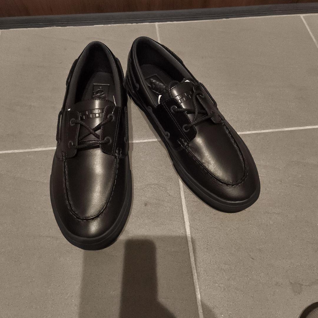 あ様専用 VANS 2アイレット V176CF BLACK/BLACK - メルカリ