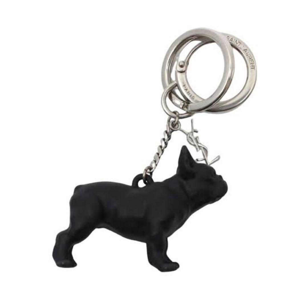 SAINT LAURENT ドッグキーリング サンローラン ドッグキーリング ブラック | Saint Laurent | YSL JA-JP