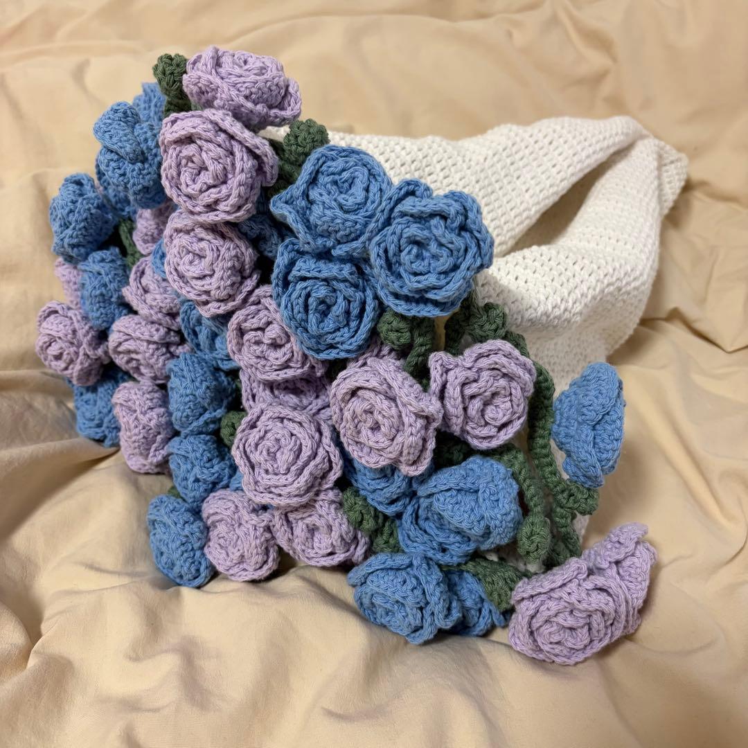 ブーケブランケット　巻かない薔薇　バラ　直径約84cm バラ52個 ブーケブランケット 巻かない薔薇 バラ 直径約84cm バラ52個 ブーケ