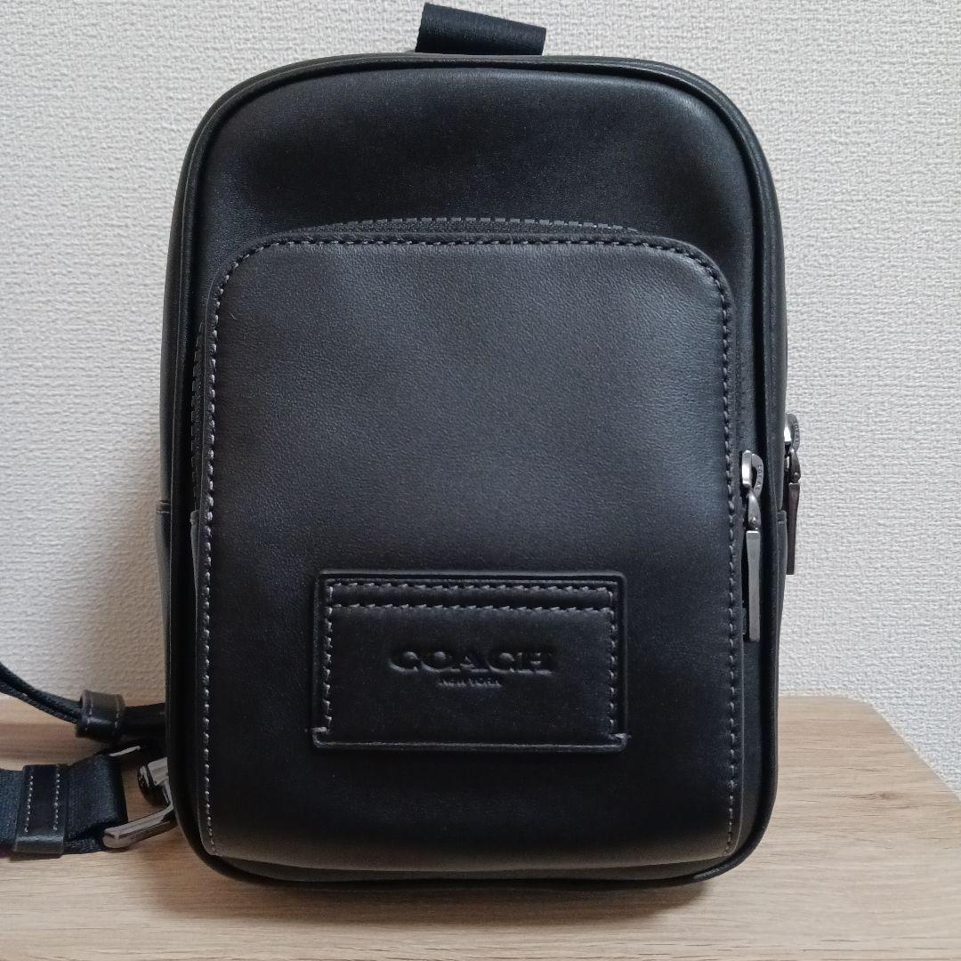 専用【美品】COACH レーサー スリング パック 《ブラック》不織布袋付き