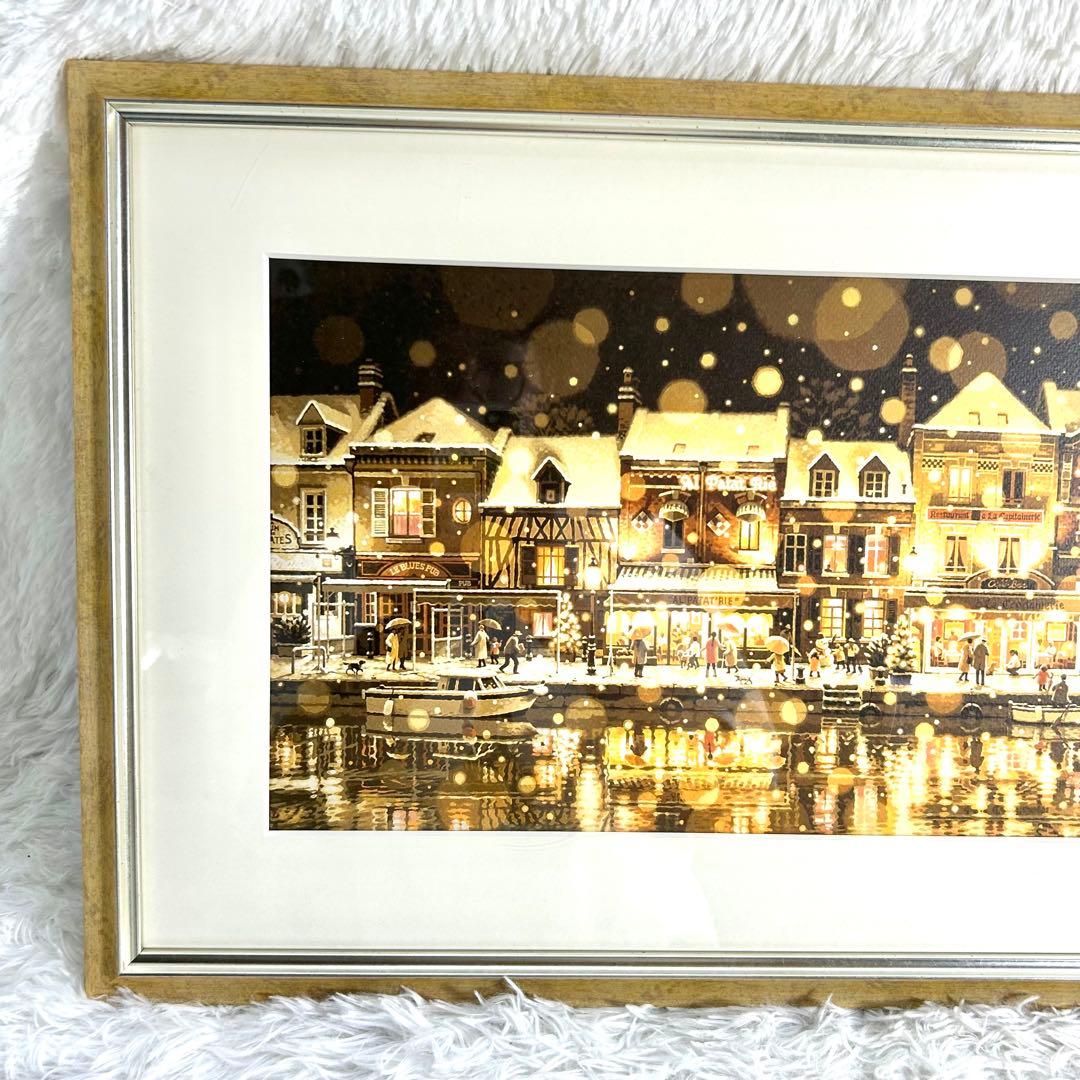 美品】笹倉鉄平 「サン・ルーに降る雪」 公式 ポスター - メルカリ