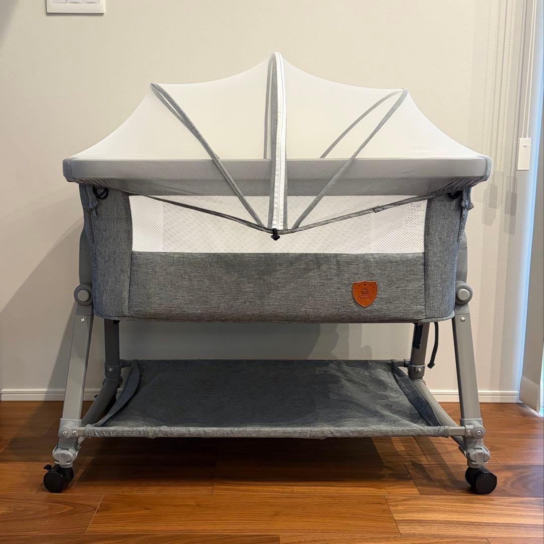 Dulumer 3IN 1 ベビーベッド 折りたたみ式 添い寝 ゆりかご 移動式 Amazon.co.jp: Dulumer 3 IN 1 ベビーベッド 添い寝 ゆりかご 持ち運び