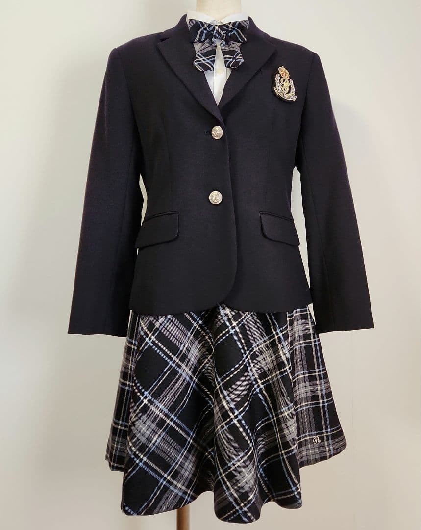 160cm　ポンポネット　フォーマルスーツ　受験　面接　卒業式 ポンポネット L/160 卒服 フォーマル セレモニー スーツセット 2023