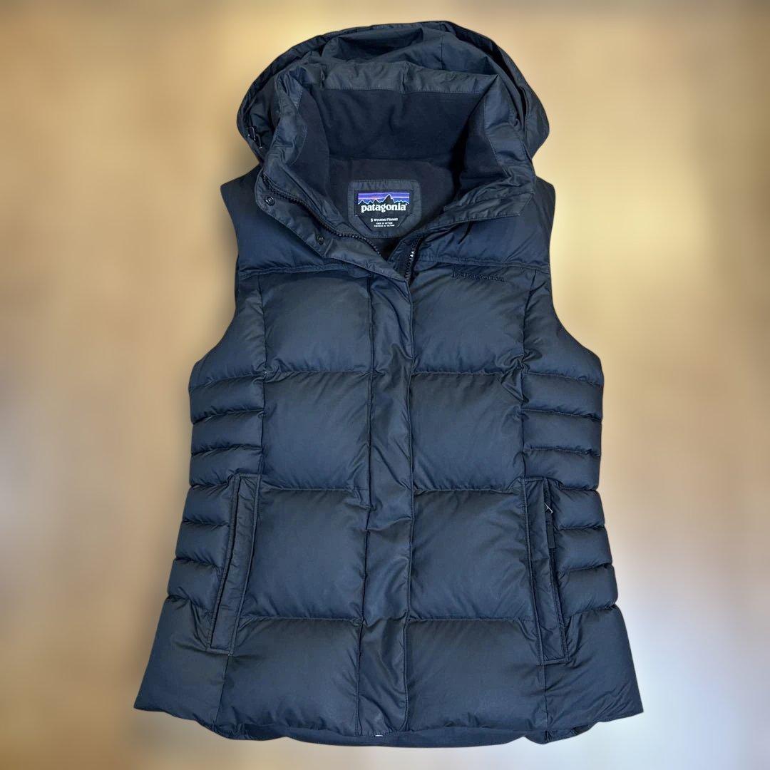 希少モデル　パタゴニア　ダウンベスト　レディース　サイズS ブラック 中古・古着通販】Patagonia (パタゴニア) グースダウンベスト ブラック