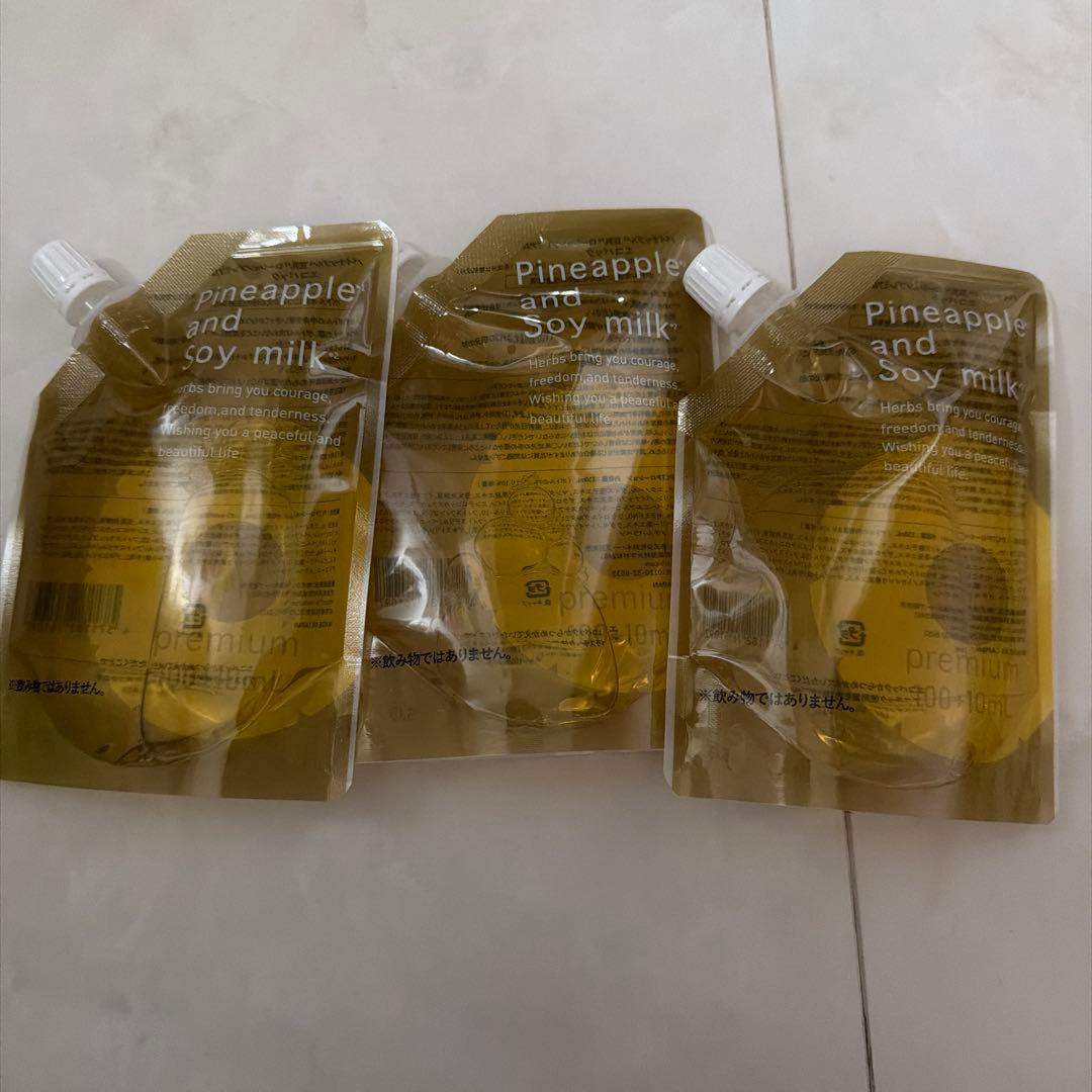 鈴木ハーブ研究所　パイナップル豆乳 ローション　詰め替えパック×３コ Amazon.co.jp: 鈴木ハーブ研究所 パイナップル豆乳ローション