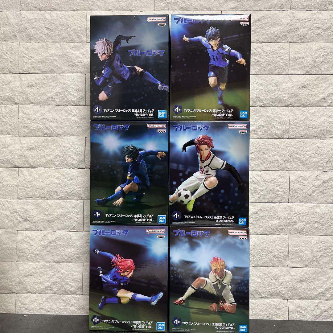 ブルーロック　フィギュア 6体セット【即購入歓迎】 TVアニメ『ブルーロック』 トレーディングミニフィギュア 6個入BOX