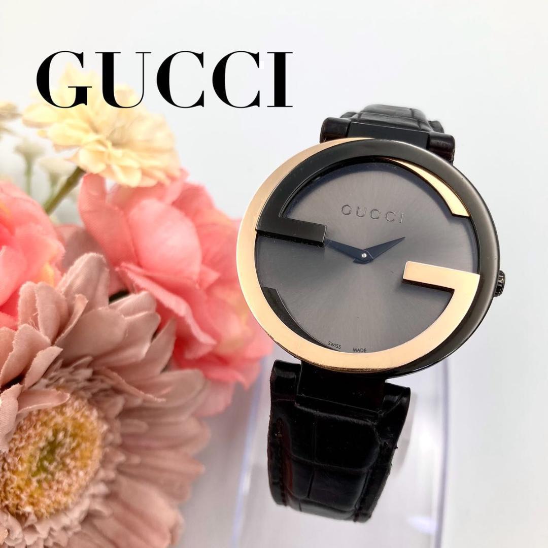 299 グッチ 133.3 腕時計 クォーツ Gロゴ インターロッキング 稼働 グッチ インターロッキング」が登場。“インターロッキングGモチーフ”と