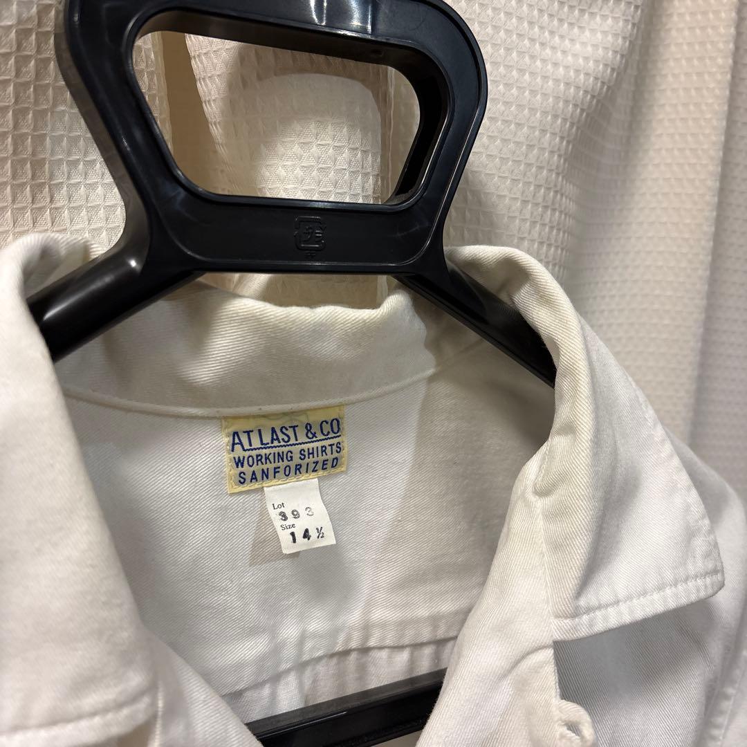 atlast&co アットラスト ワッペンワークシャツ 14 1/2 - メルカリ