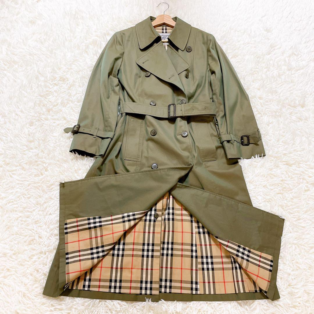 希少✨バーバリーズ 裏地ノバチェックトレンチ コート 偏光 玉虫色