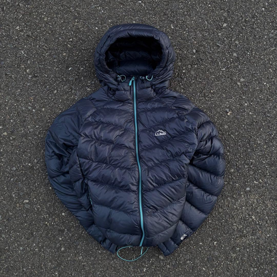 【^_−☆！】L.L.Bean ダウンジャケット　ダークネイビー　美品