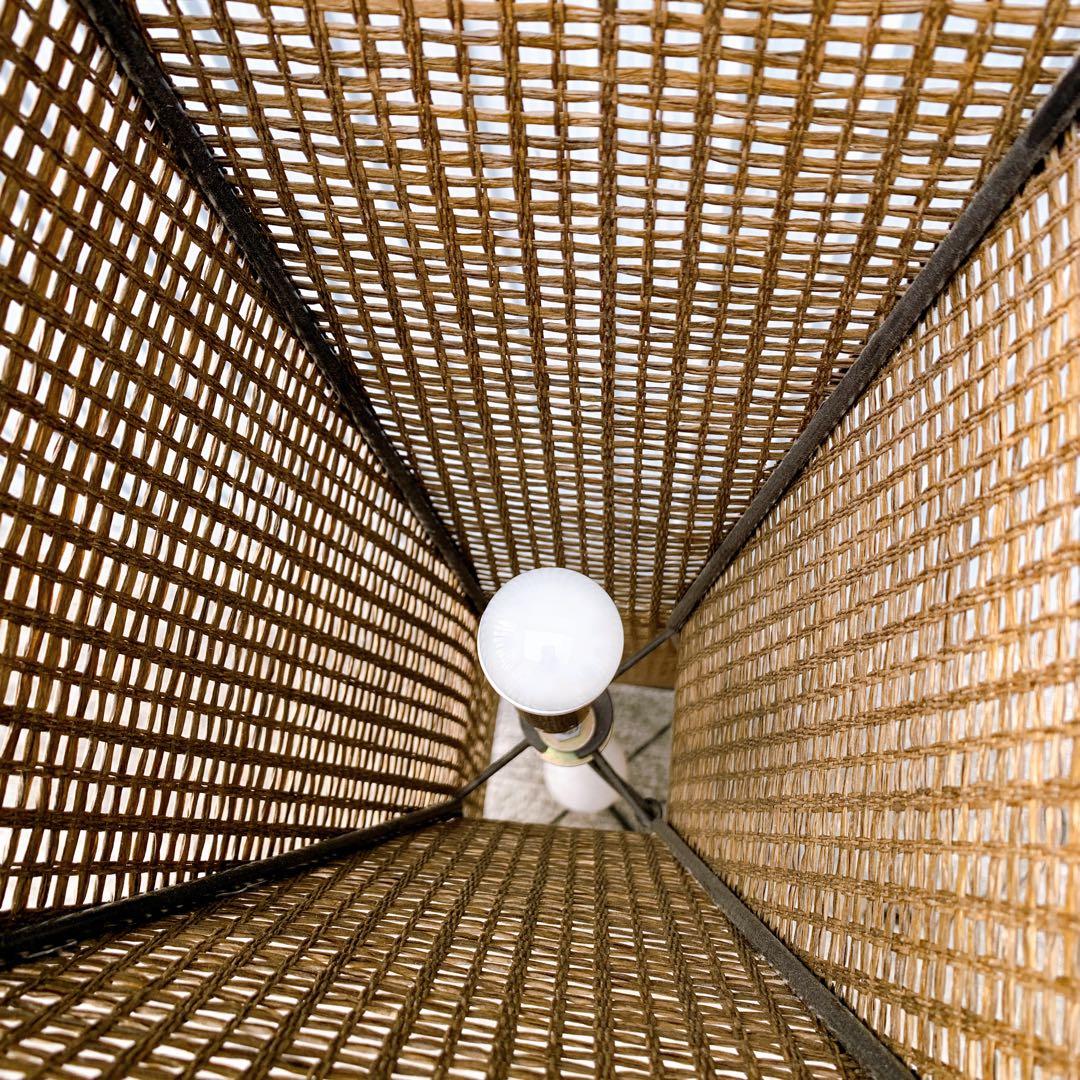 長澤ライティング アジアンテイスト 大型スタンドライト ウィッカー