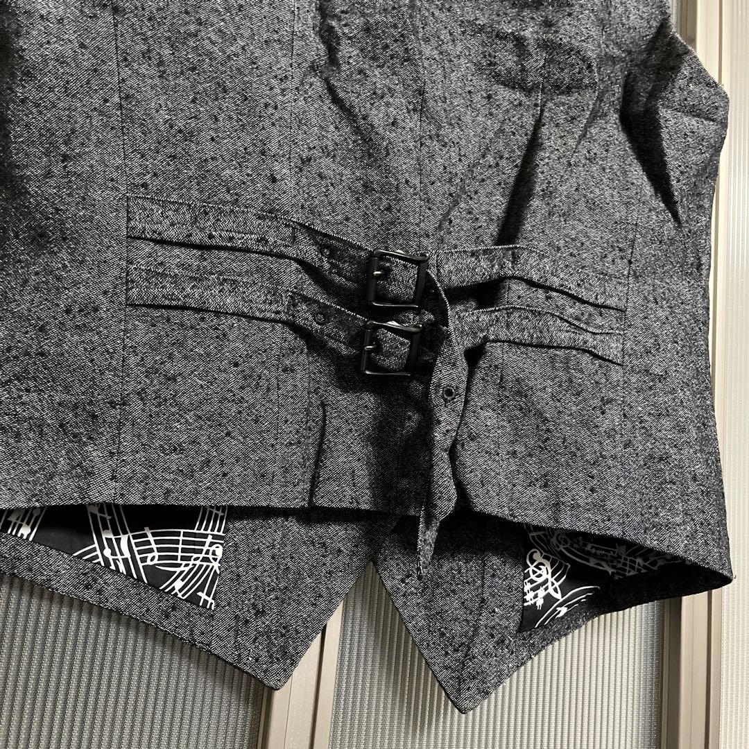 07SS NUMBER (N)INE ナンバーナイン 音符柄ベスト 2 - メルカリ