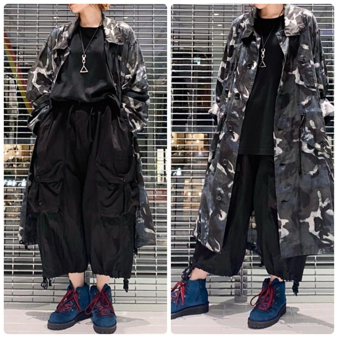 Yohji Yamamoto Ground Y 2024SS 総柄 モッズコート - メルカリ