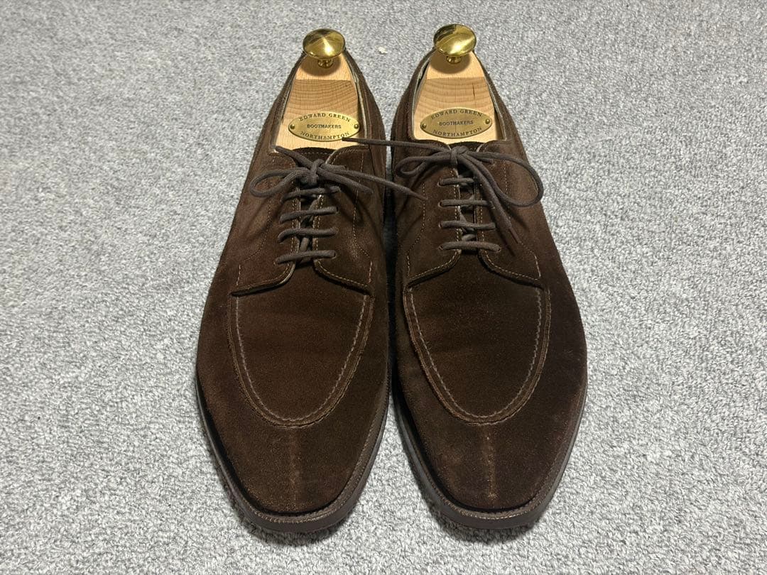 Edward green Dover Mink suede UK8.5E 606 - メルカリ