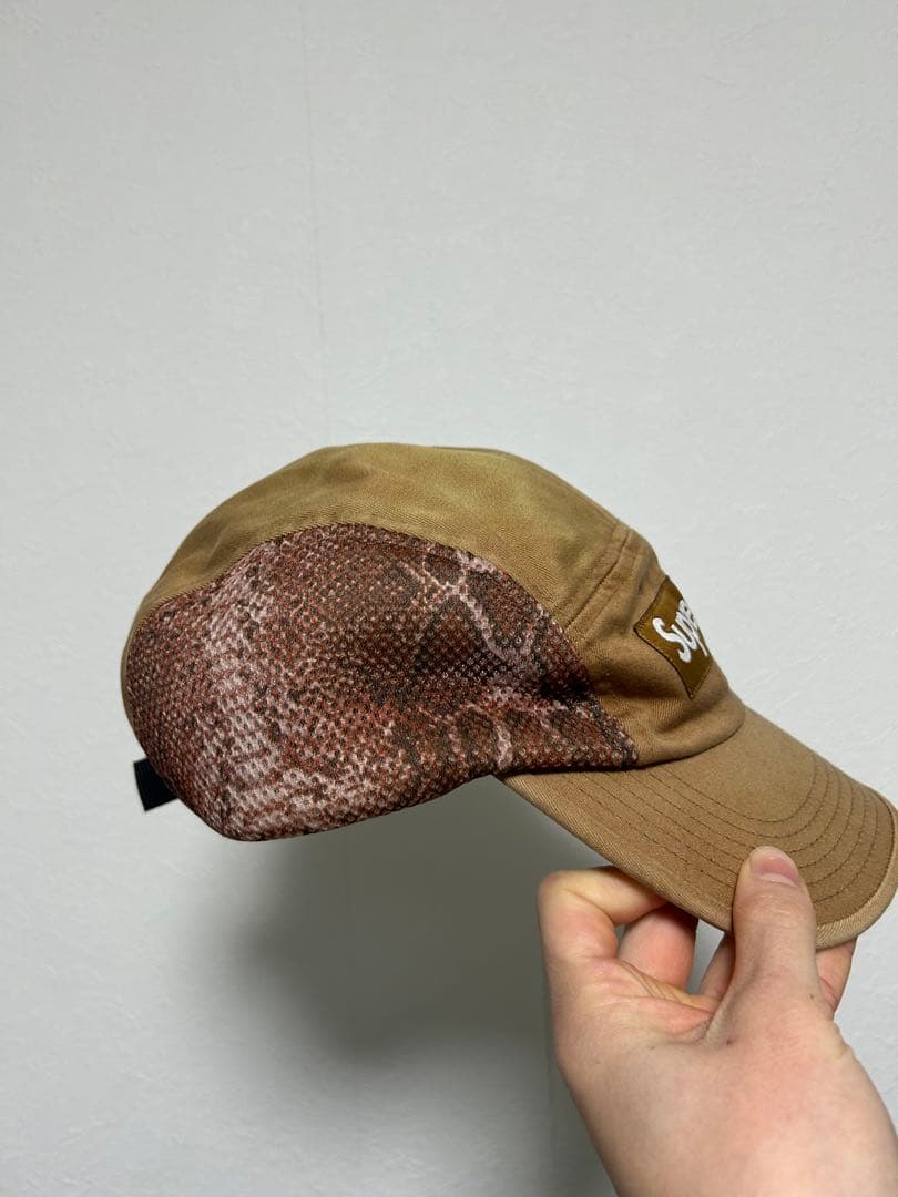 Supreme スネークスキンキャップ - メルカリ