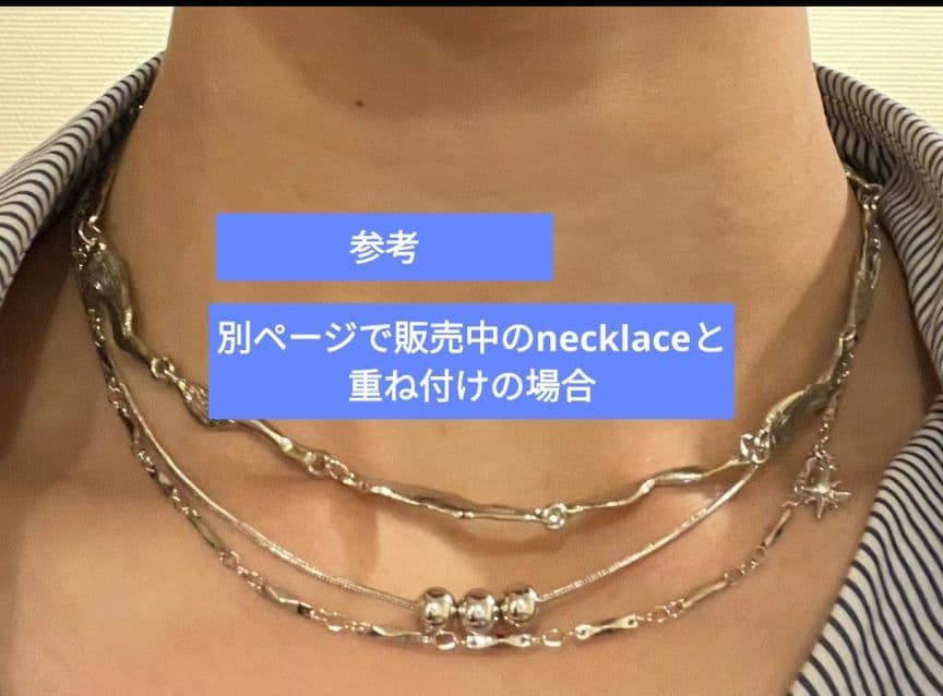 好評 necklace ours Distort ligo 45㌢ 深水光太 - メルカリ