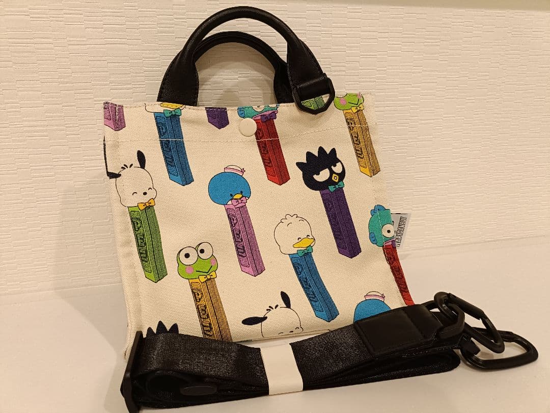 はぴだんぶい×PEZ×ear コラボ コットントートバッグS レディース