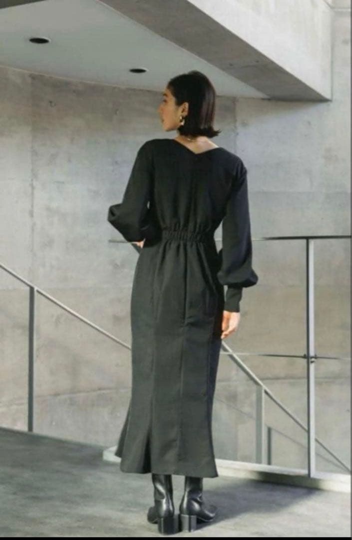 Knuth Marf クヌーフマーフ ブラックロングドレス - メルカリ