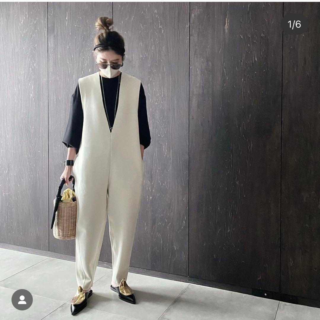 LOHEN ミラノリブニットオールインワン size36