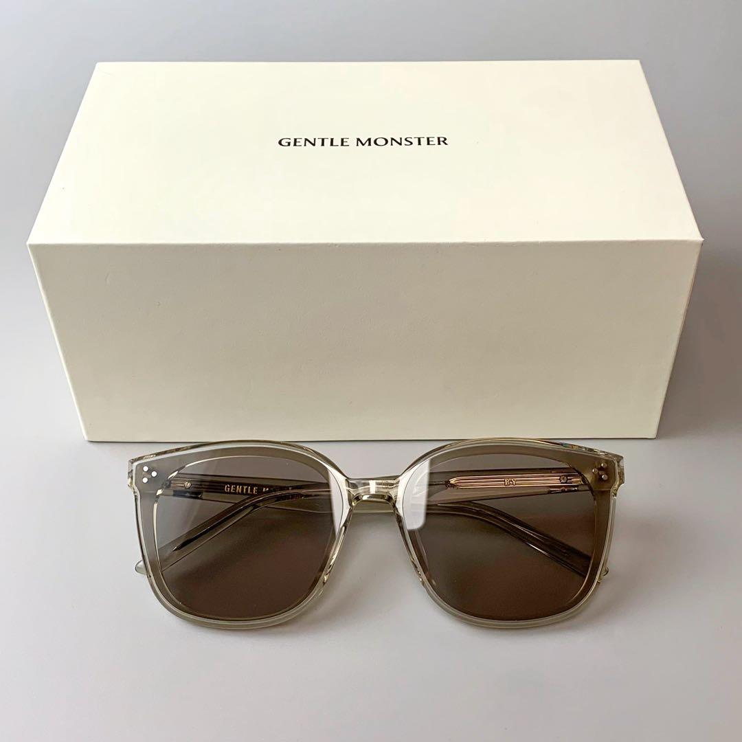 GENTLE MONSTER サングラス BY 透明グレー JADE G1】☆24年新商品☆グレーの透明サングラス☆正規品☆ (Gentle