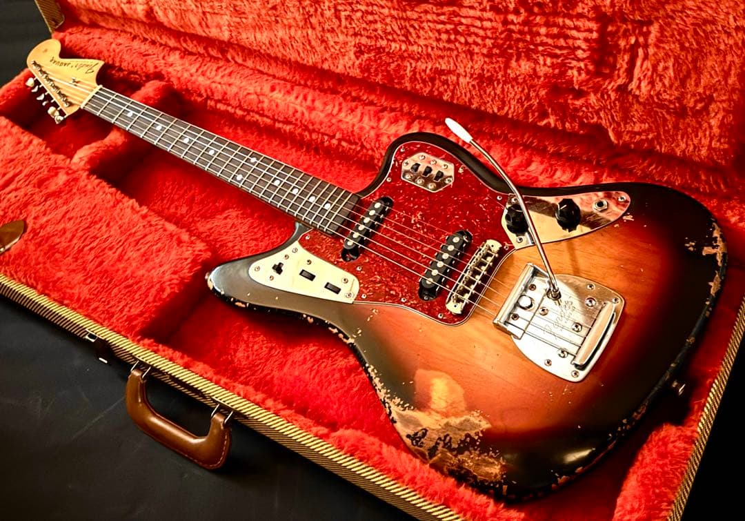 ギター Fender Japan Jaguar JG66 nitro Fender Japan Jaguar JG66 nitro - メルカリ