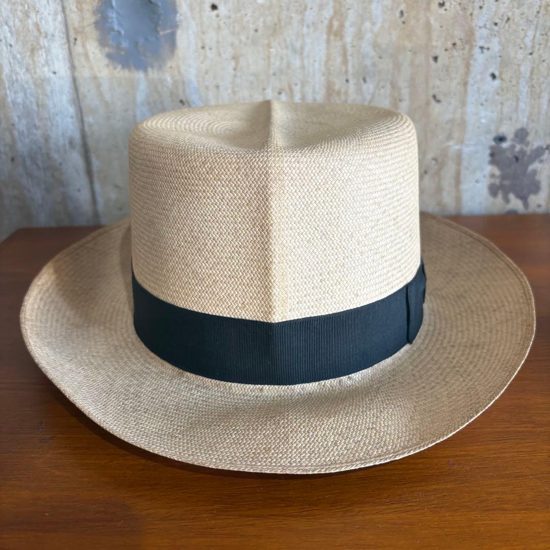 Genuine Panama HAT ヴィンテージ パナマハット 7 57