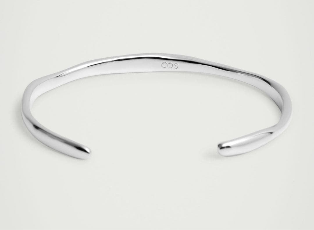 COS SLIM STERLING SILVER カフバングル