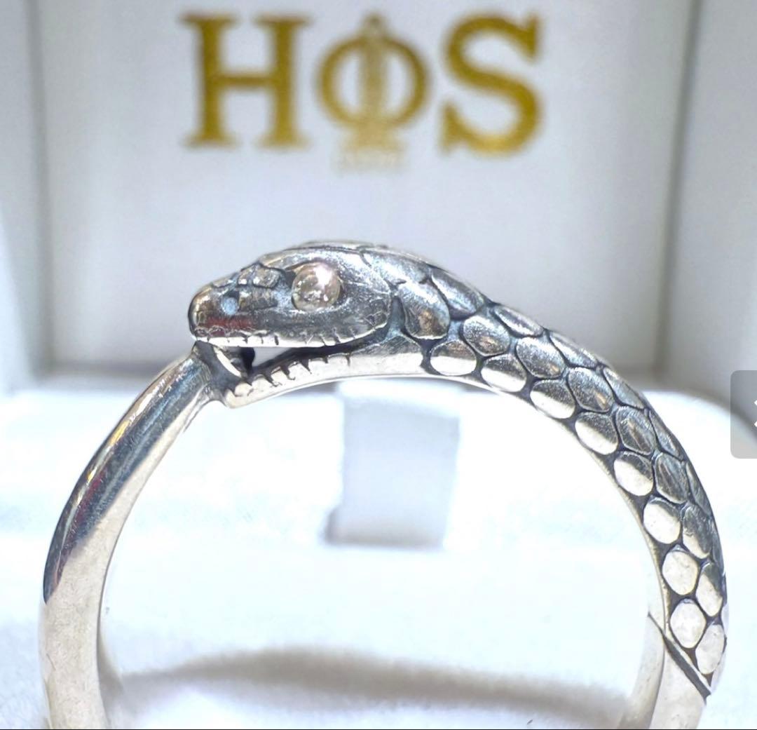 新品未使用】HOS ウロボロスデザイン シルバーリング - メルカリ
