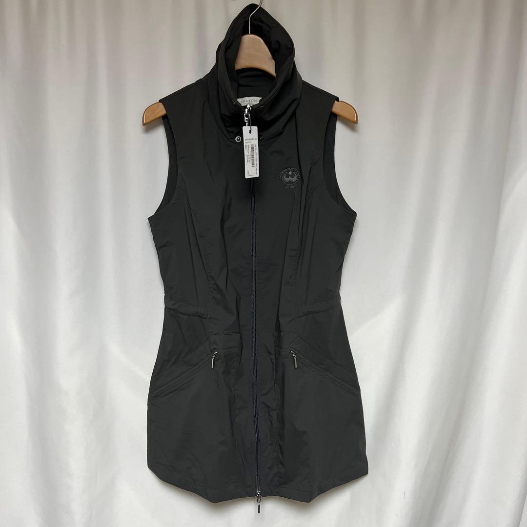 新品 ワイアラエカントリークラブ ANATOMIE ナイロン ワンピース S SHIPS any:〈手洗い可能〉サテン スクエアネック ロング ワンピース