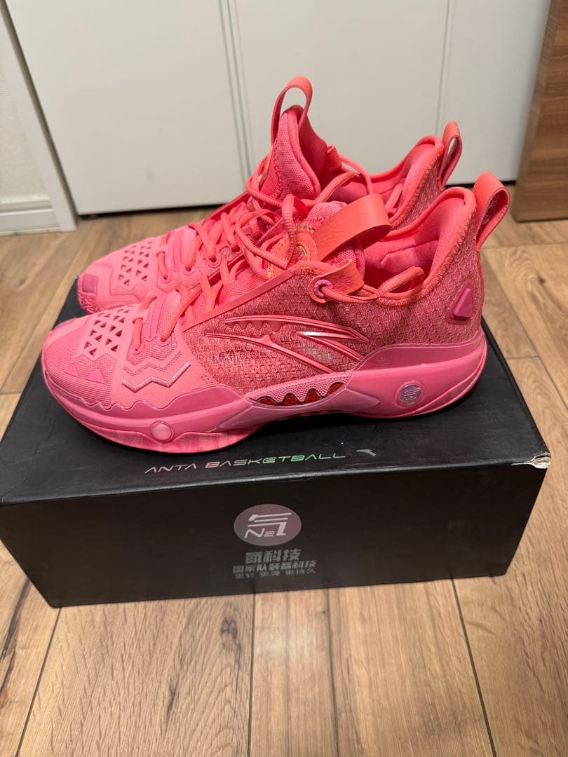 美品 Anta Shock Wave 5 Pro 26.5cm US8.5