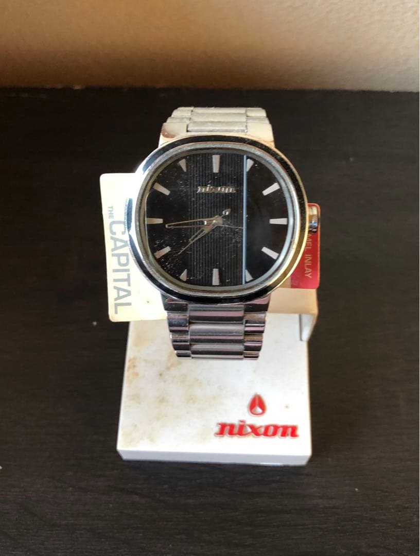 Nixon The Capital ブラック ステンレス Nixon Capital Automatic Watch Black Stainless Steel Self-Winding