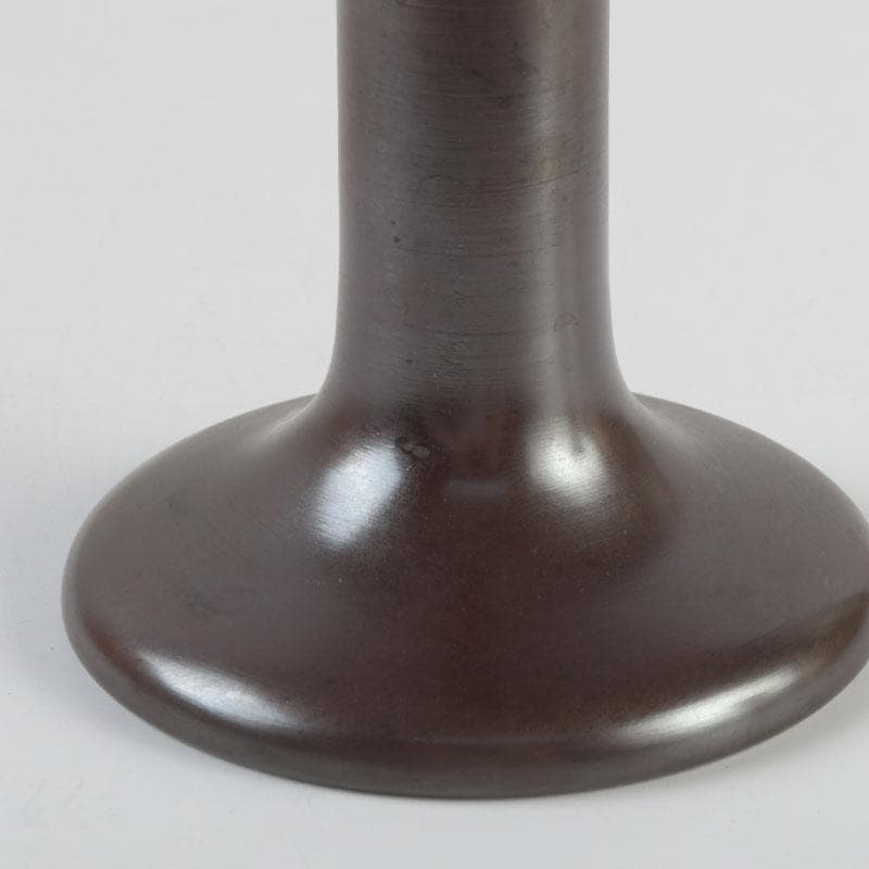 spring様専用 八尾祥栄作 鋳銅 桔梗形 一文字 花入 共箱 C