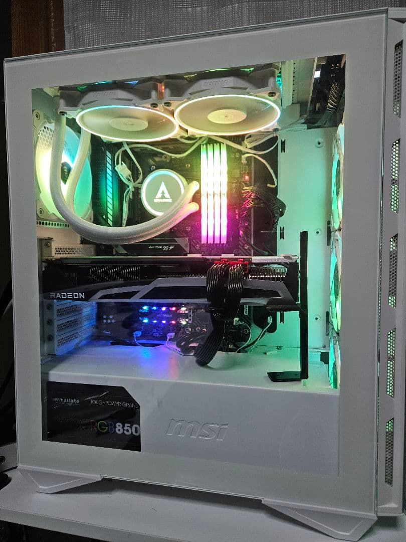 ゲーミングPC ミドルタワー Ryzen 5700x3d RX6800XT Ryzen 7 5700x3D RTX5060 | BD2 Black | BANDAL GAMING