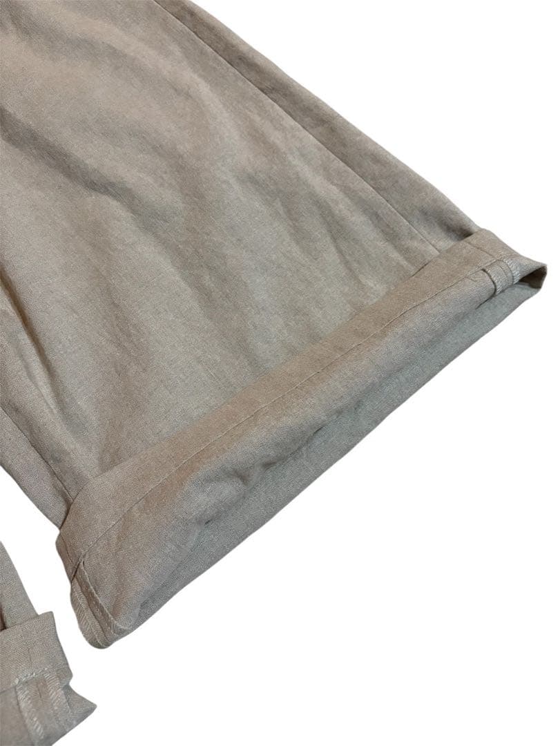 未使用級 イエナ ラブークル IENA リネンフリルサロペット ベージュ