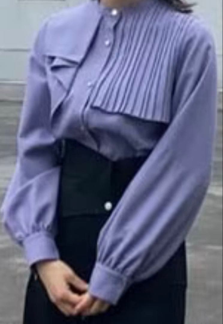 UNITED TOKYO☆ アシメプリーツデザインブラウス -UVカット-