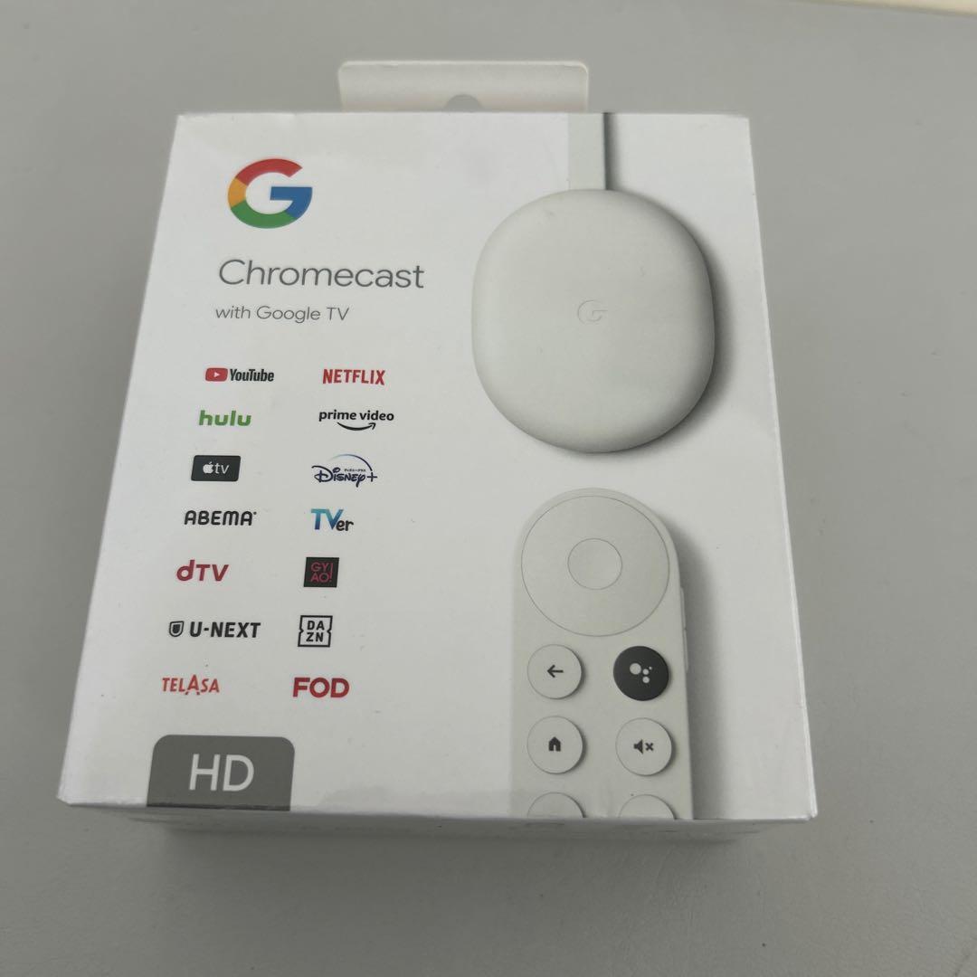 新品未開封Google Chromecast with Google TV HD Google Chromecast - Android, HDR, 4K Streaming Entertainment with