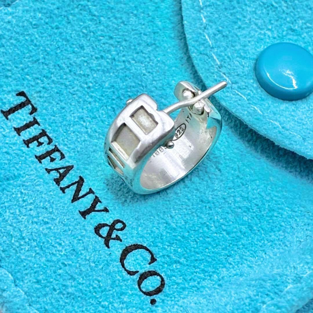 美品】ティファニー アトラス フープ ピアス 片耳 シルバー 人気