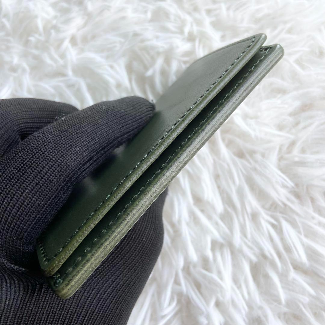 未使用級 エンダースキーマ 名刺入れ カードケース オールレザー