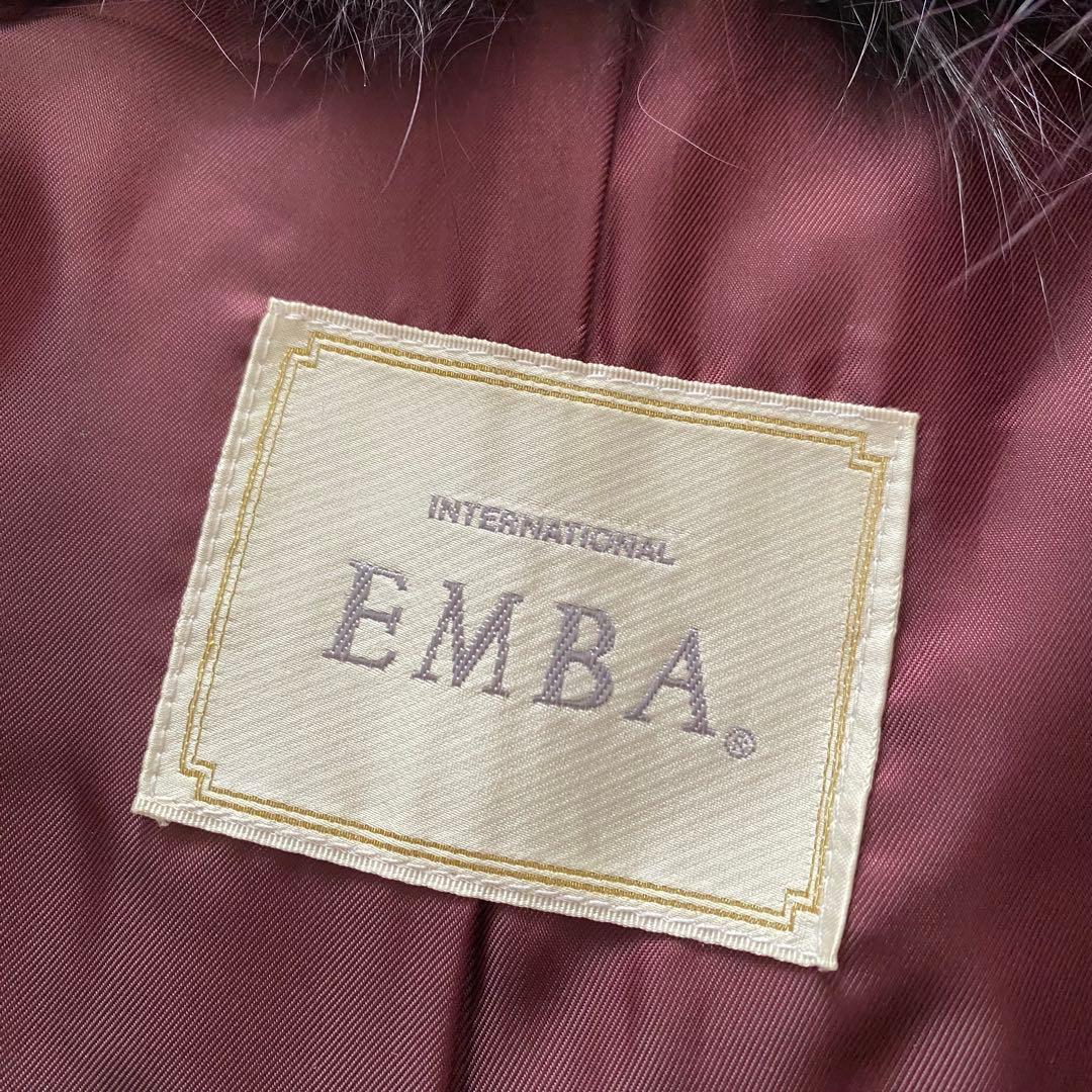 未使用級 エンバ 希少パープル染め ブルーフォックス 毛皮ベスト ジレ