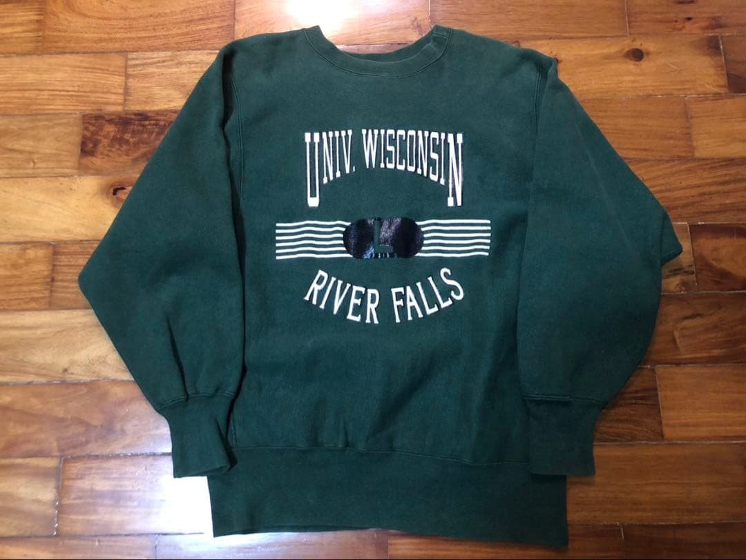 P*5様 90s championリバースウィーブスウェット緑/古着vintag P*5様 90s championリバースウィーブスウェット緑/古着vintag 中古