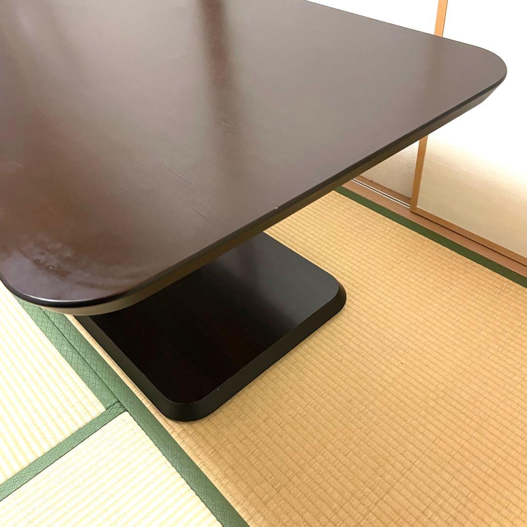 ニトリ 昇降ダンパーコラボ ダイニングテーブル 昇降式 - メルカリ